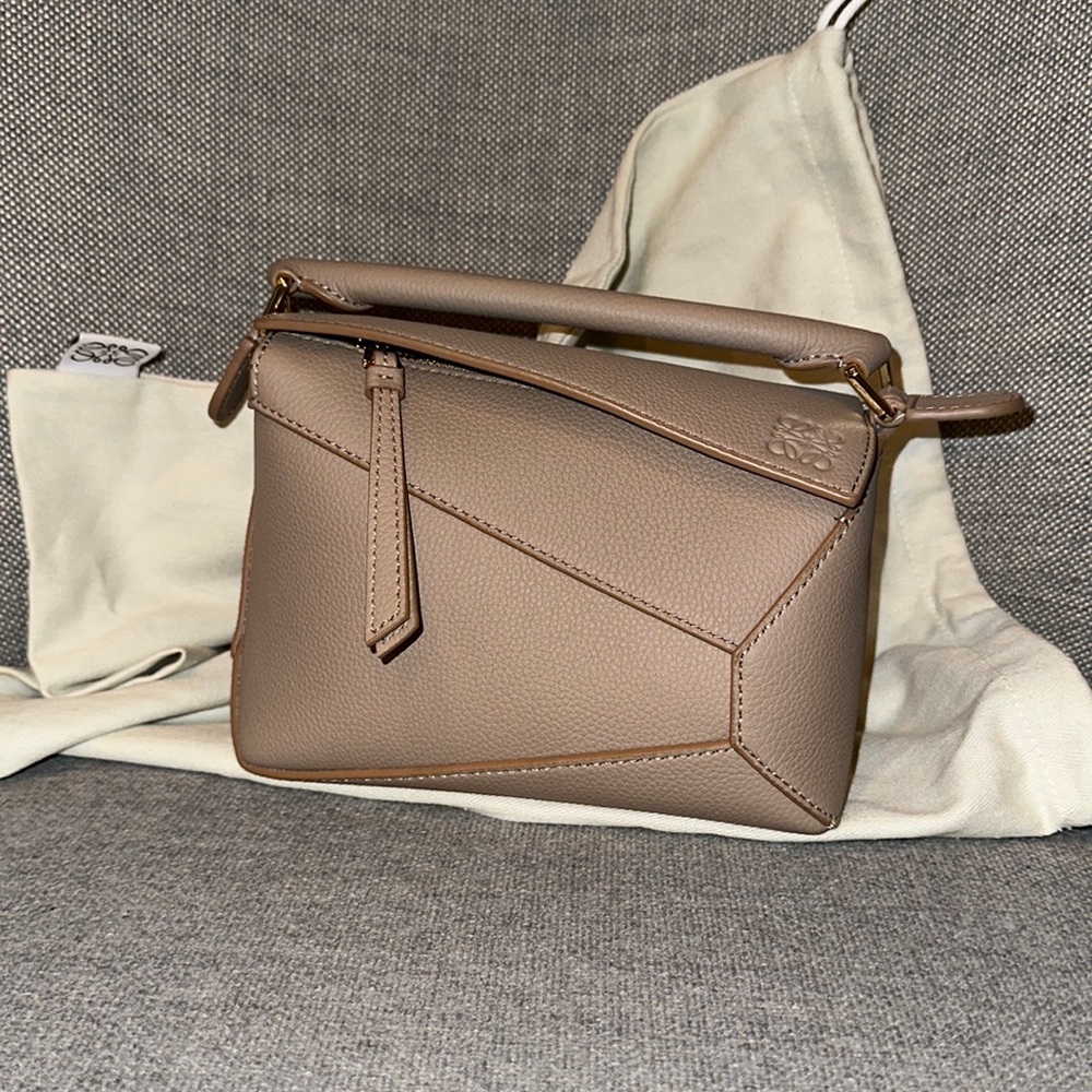 NWT Loewe Puzzle Bag Mini - Sand (Taupe)